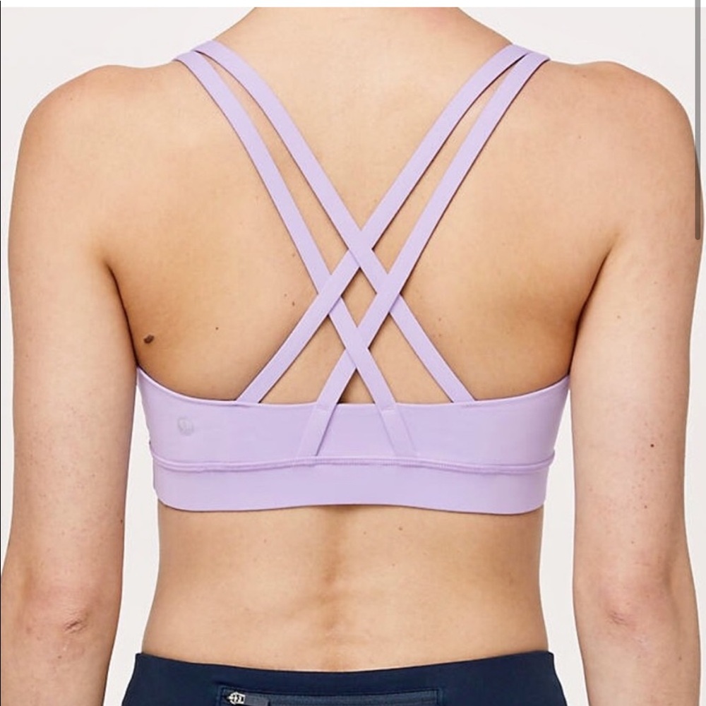 Lululemon Energy Bra sz 4 lilac like new